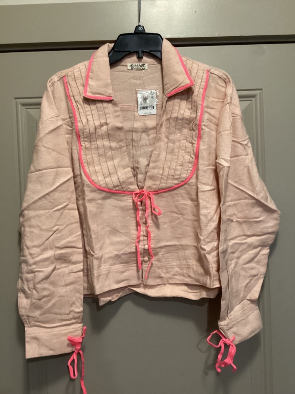Free People Close to Home Cotton Flannel Short Pajamas, size M - Picture 5 of 16